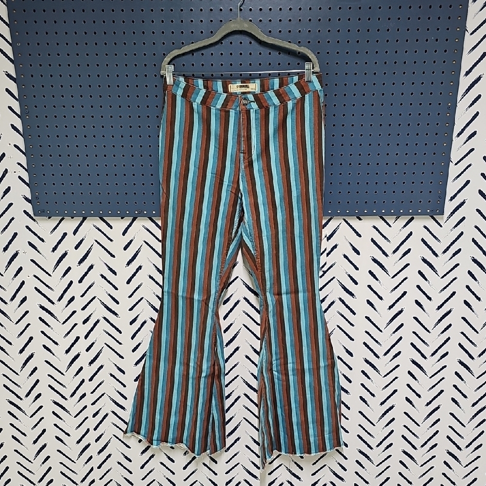 Rock & Roll Denim Flared Pants